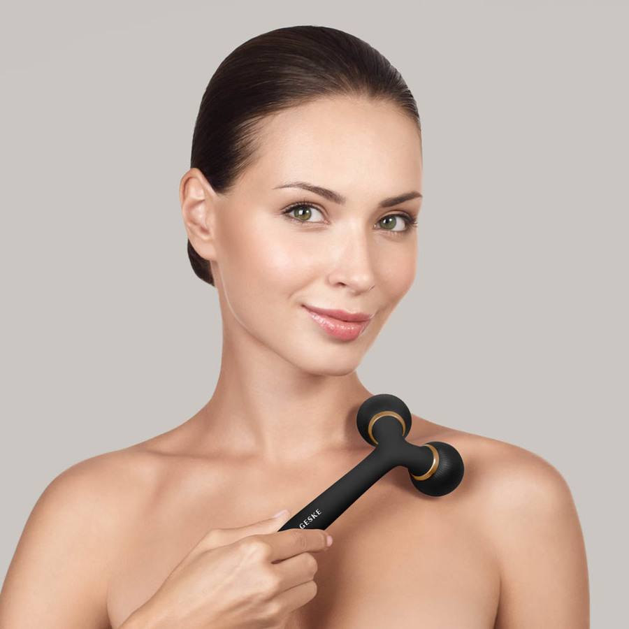 GESKE Sonic Facial & Body Roller 4 in 1 Gray