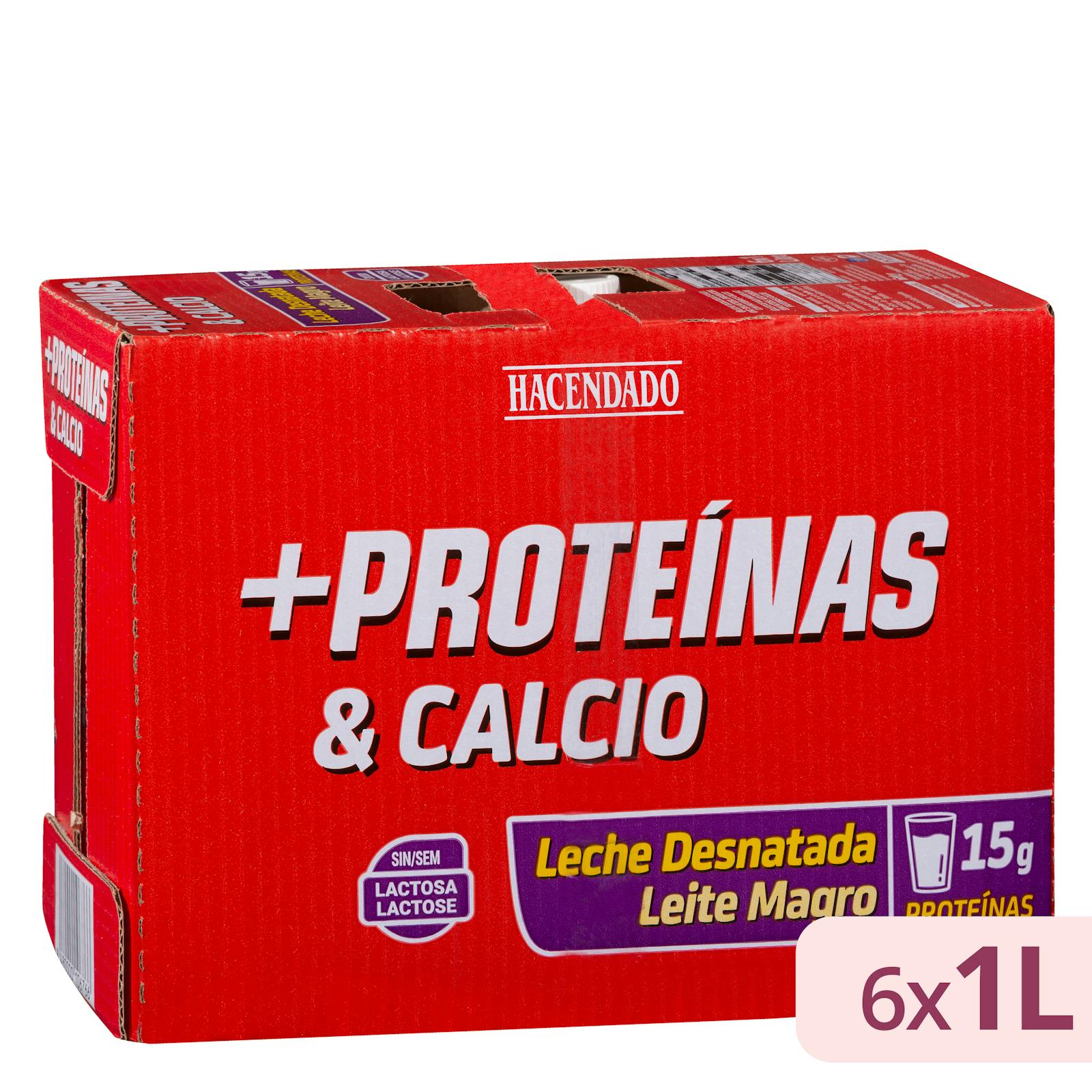 Lait écrémé Hacendado + Protéines