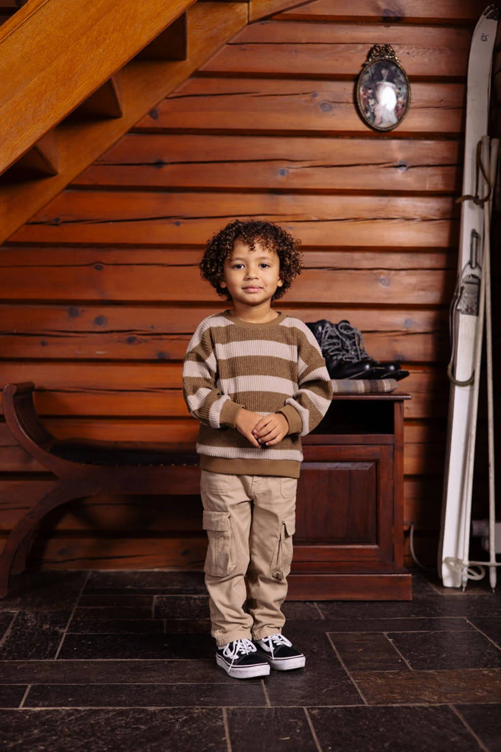 LEVV Little gebreide trui bruin