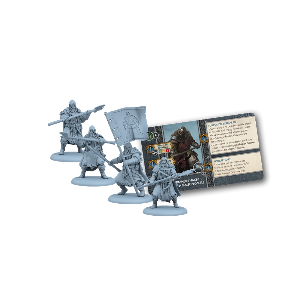 Le Trône de Fer : le Jeu de Figurines - Grandes Haches de la Maison Omble