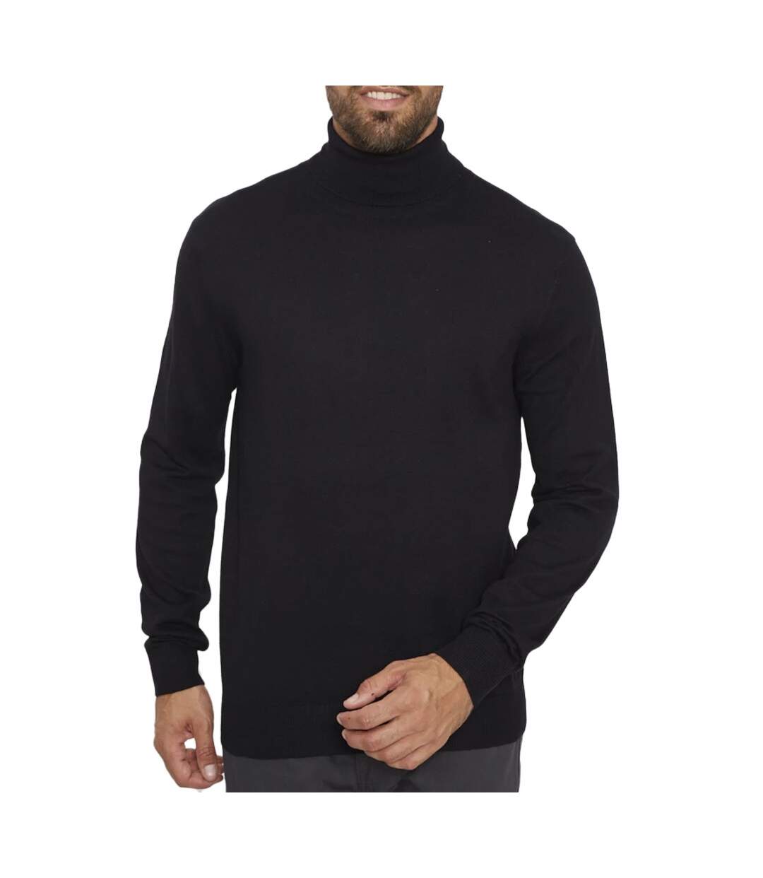 Pull Col Roulé Noir Homme Jack & Jones Whemil