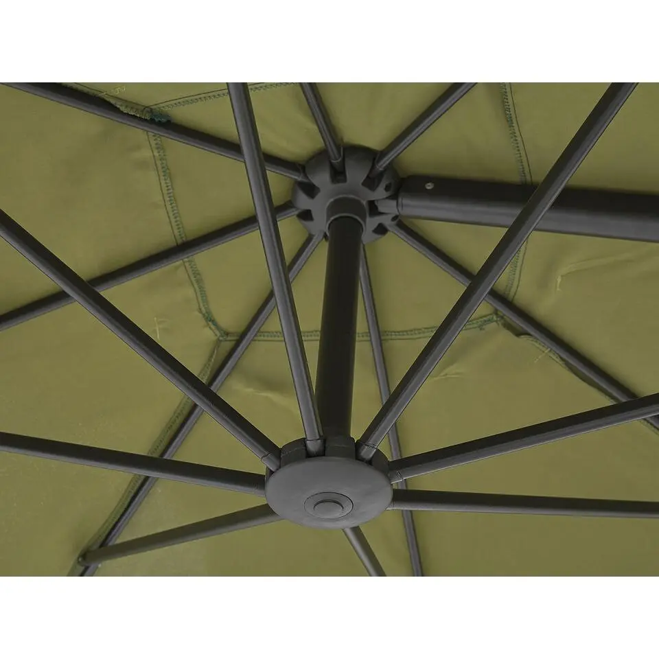 MONZA II - Zweefparasol - Groen - Polyester