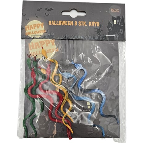 Halloween kryb 8-pak - flere varianter - assorteret