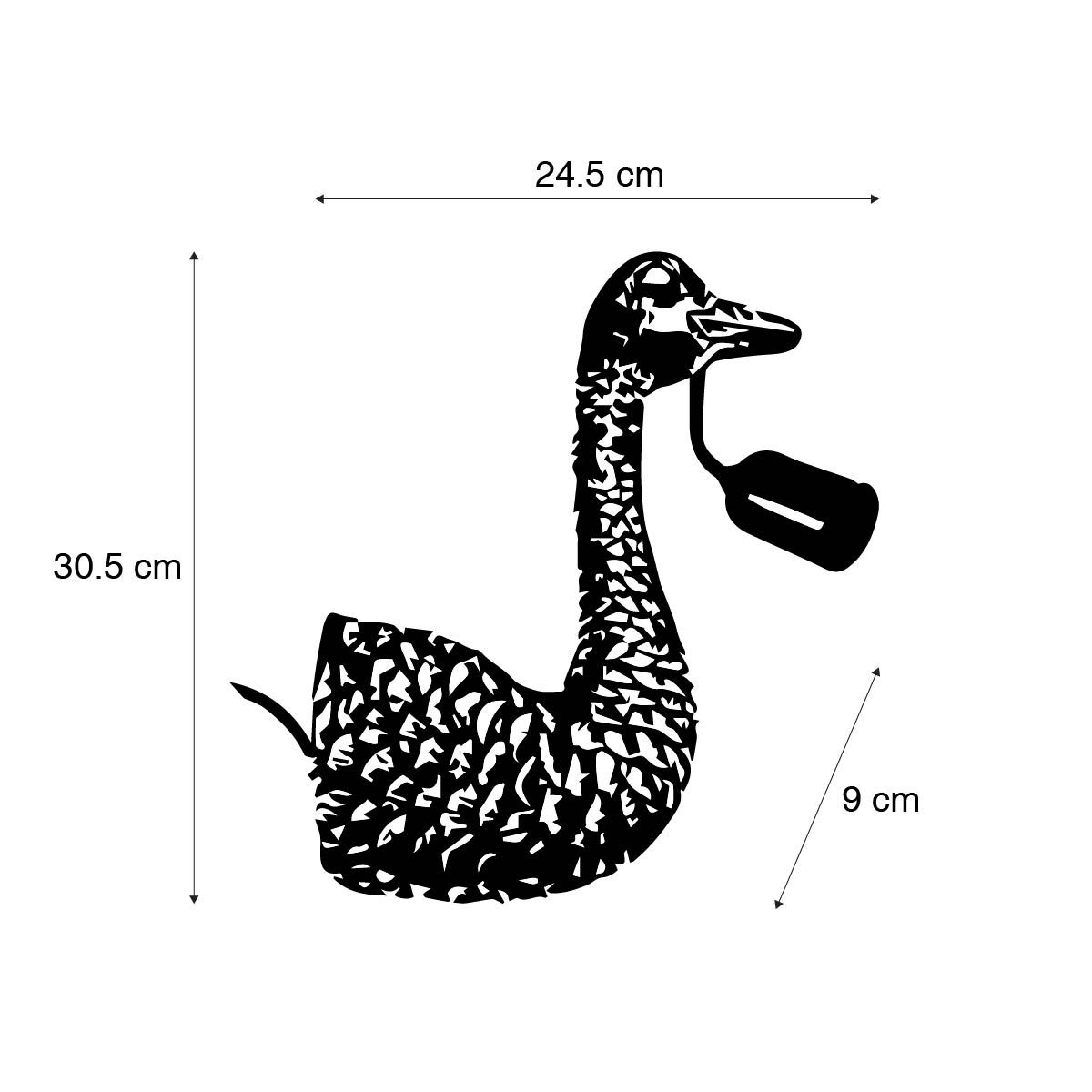 Vintage wandlamp messing - Animal Camel bird