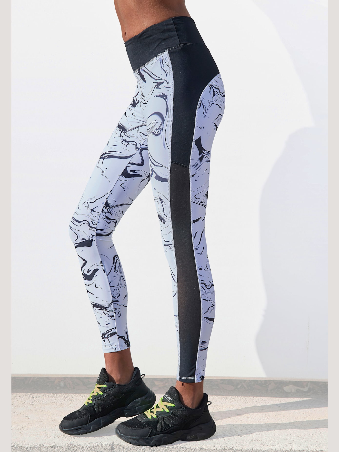 Legging caleçon performance en mélange de matières