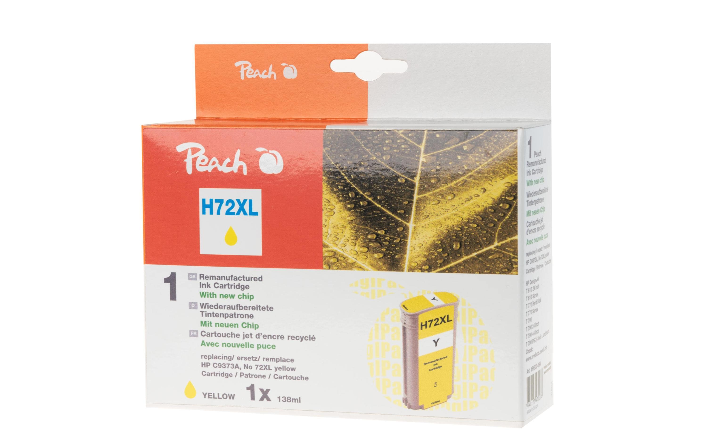 Tinte HP Nr. 72XL (C9373A) YellowTinte, Yellow