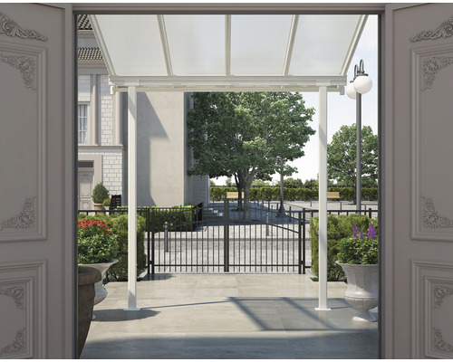 PALRAM Sierra terrasoverkapping 230 x 230 cm wit