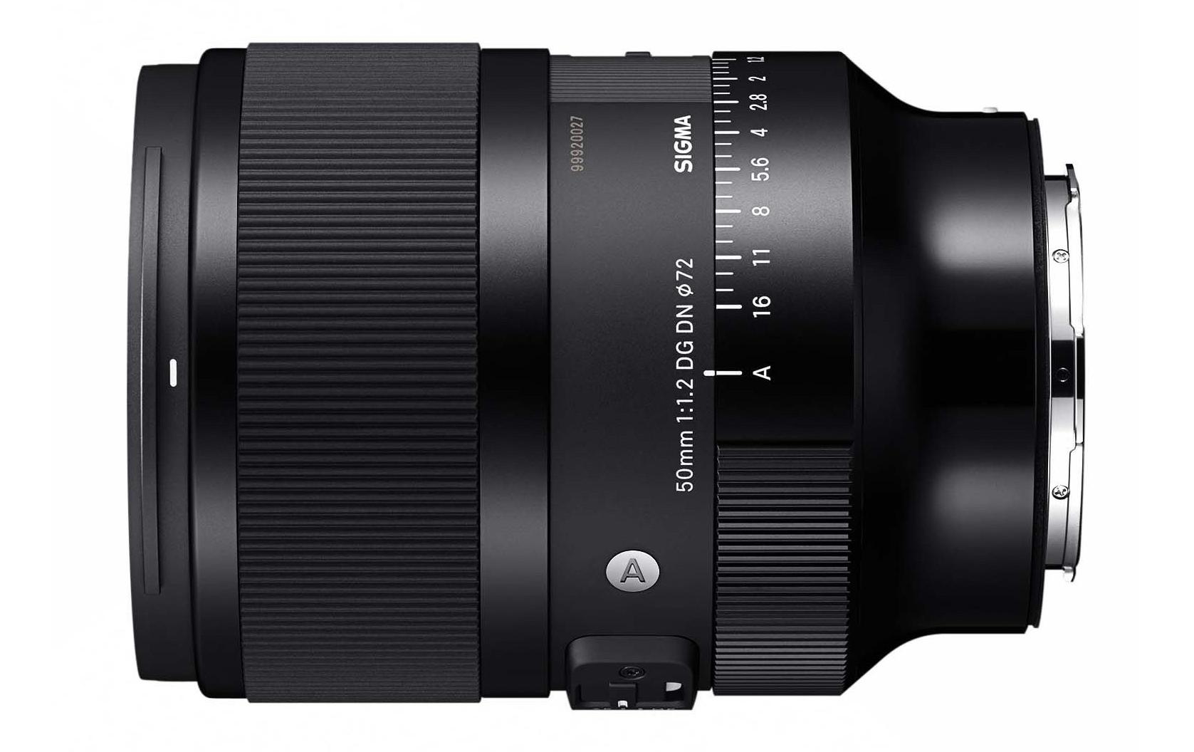 Festbrennweite 50 mm F/1.2 DG DN – Sony E-Mount<br>Standard-Festbrennweite für Sony E-Mount Kameras