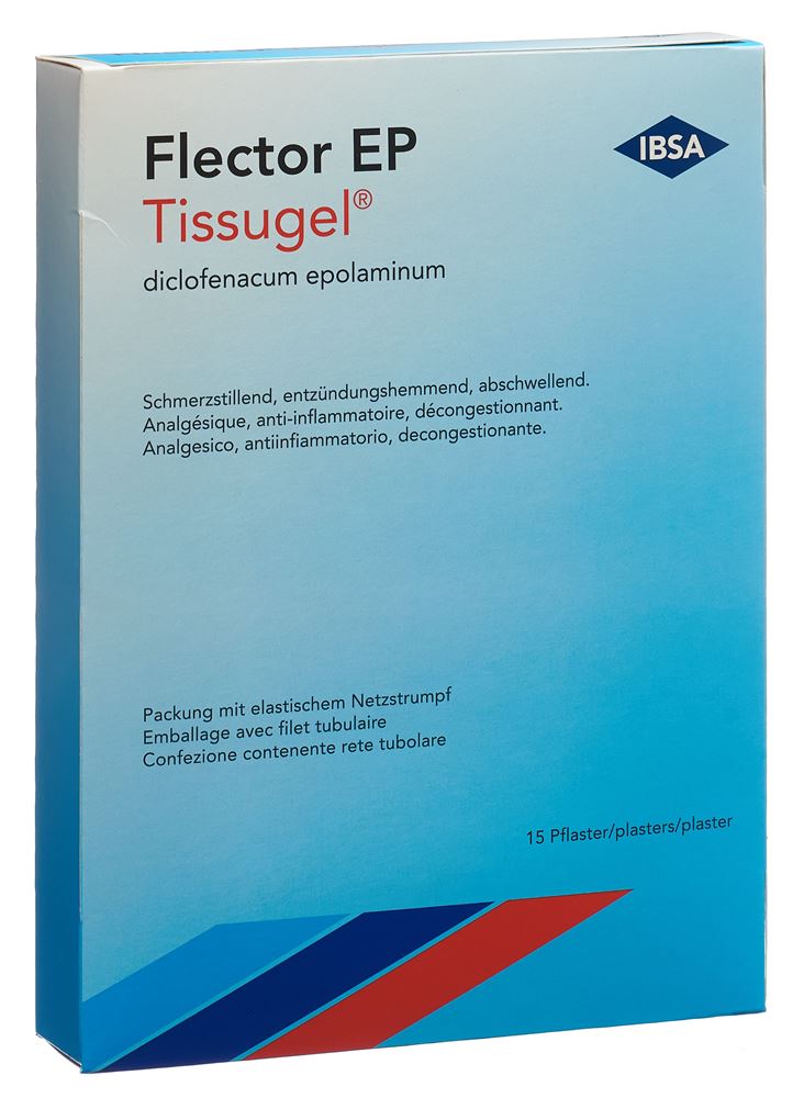 FLECTOR EP Tissugel Pfl Btl 15 Stk