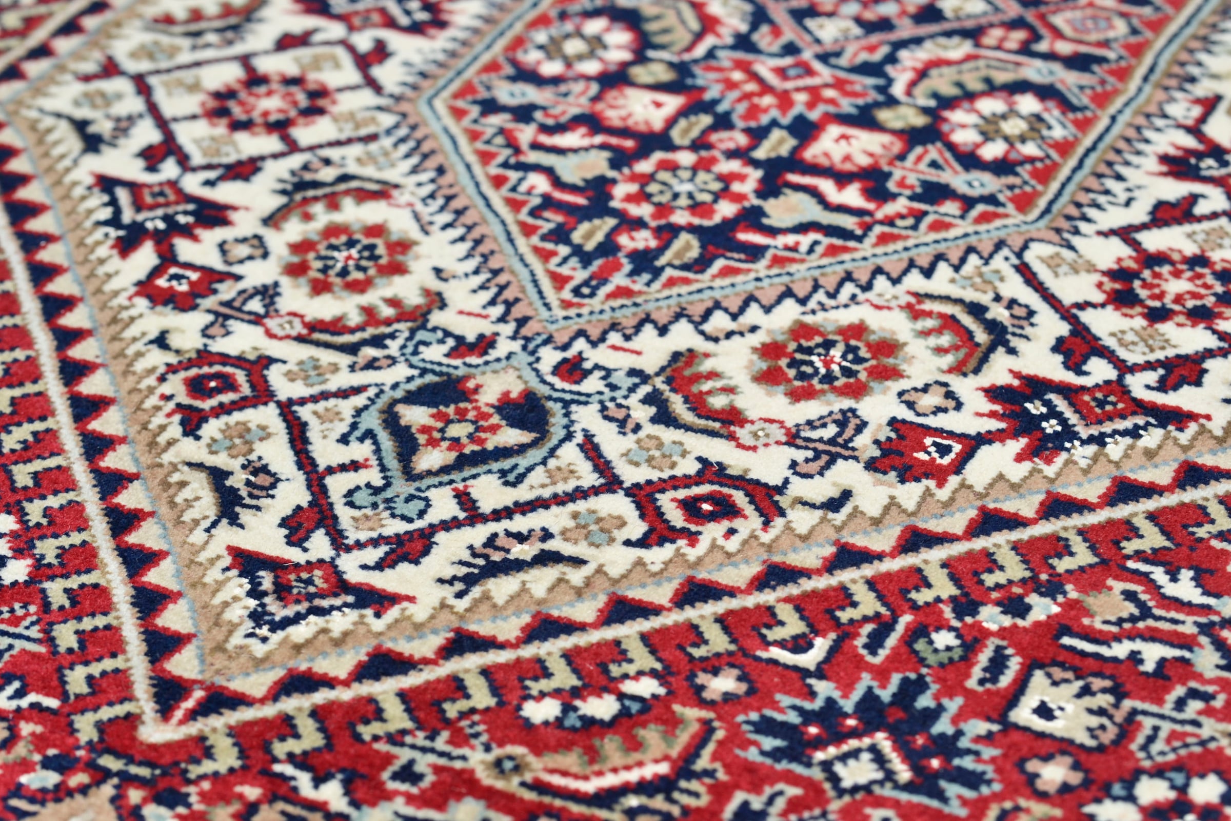 THEKO Orientteppich »Meraj Silk Touch Bidjar« rechteckig 12 mm Höhe Flor aus 20% Seide, handgeknüpft, mit Fransen