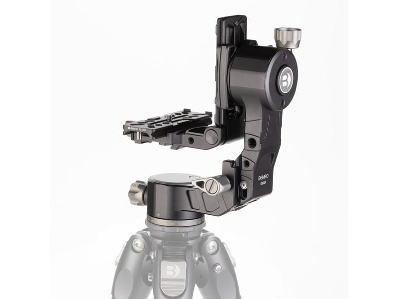 Benro Gimbal Kopf GH2F faltbar Schlanker Gimbal-Kopf mit vielen Funktionen, ideal für Teleobjektive und Spektive