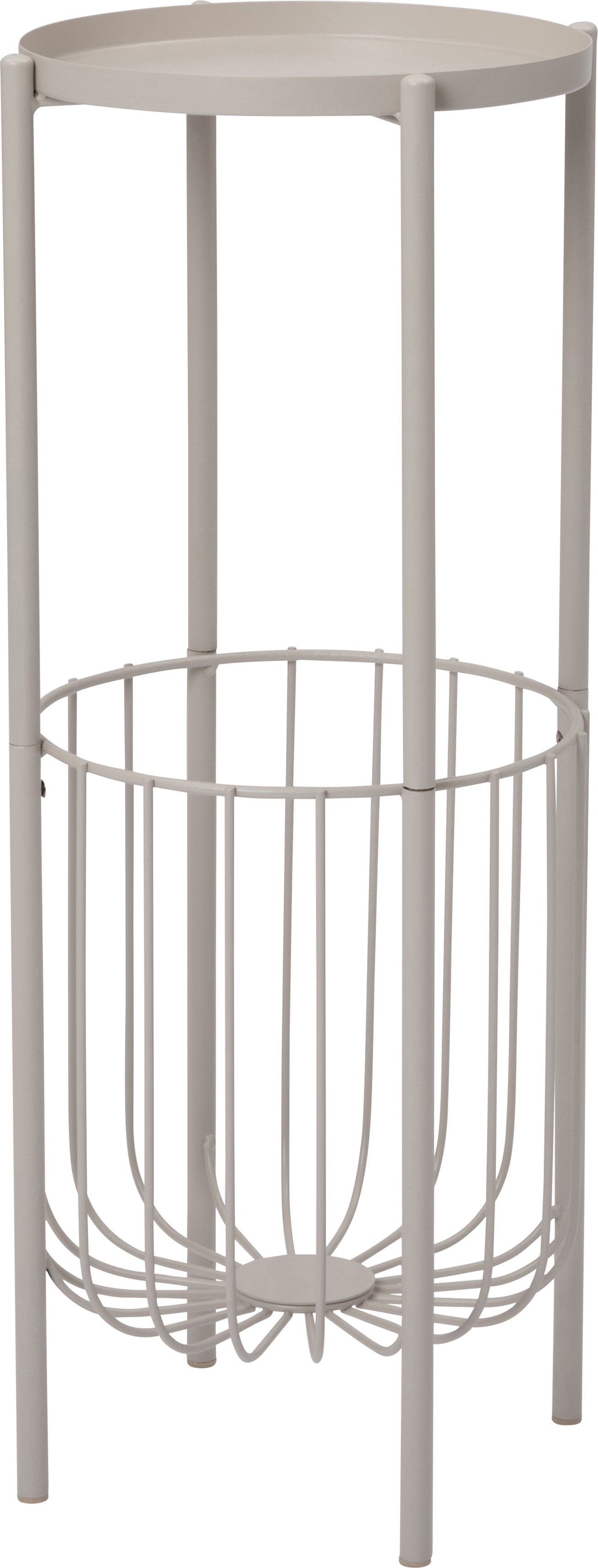 Intratuin Lia bijzettafel wit D 25,5 H 60 cm