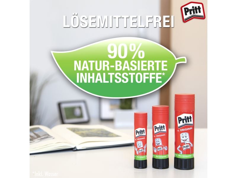 Pritt Klebestift 11 g, 1 Stück Kinderfreundlicher Leimstift für kreative Bastelarbeiten
