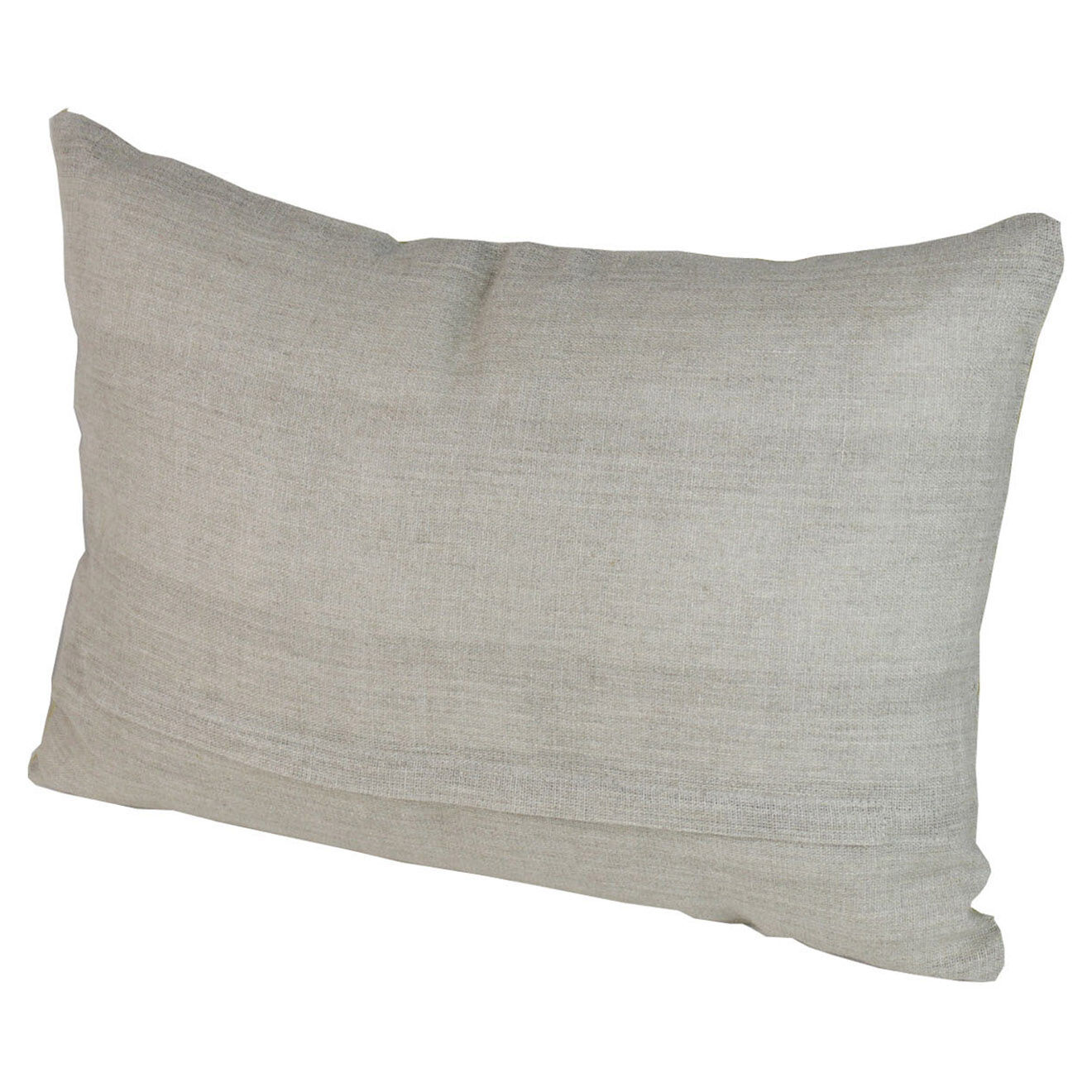 En Fil d'Indienne Housse de coussin Tropical lin mélangé fumé - 35x50 cm