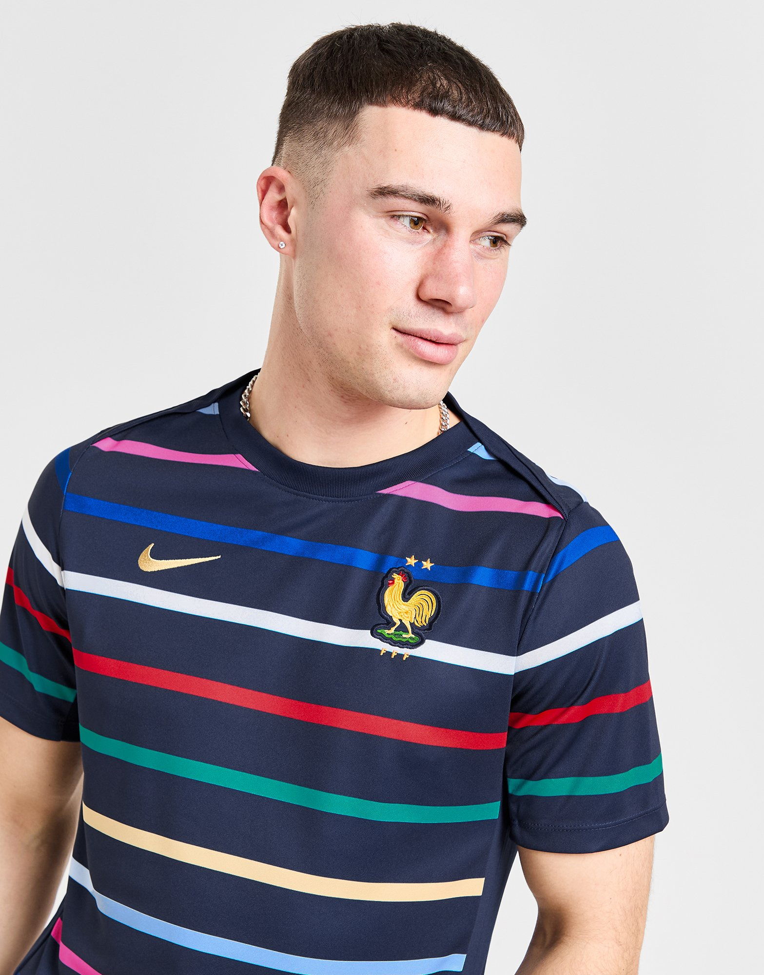 Nike Maillot d'Avant-Match France Homme