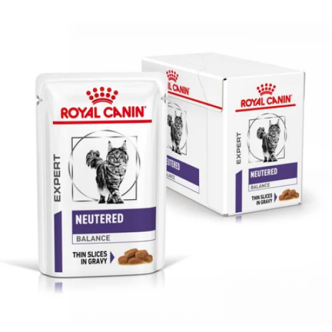 Royal Canin Neutered Weight Balance : bouchées en sauce pour chat