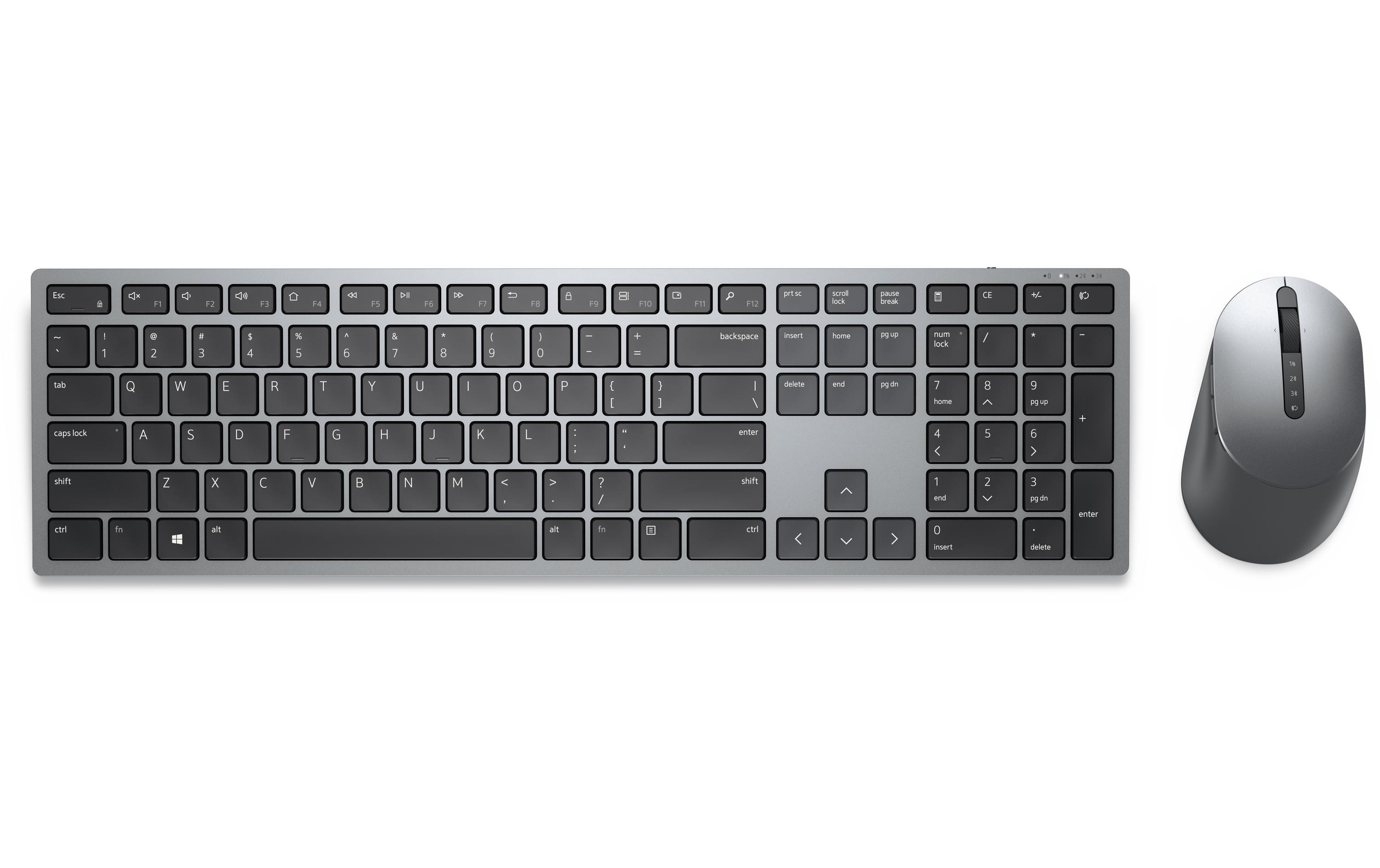 Tastatur-Maus-Set KM7321W Multi-Device Wireless CH LayoutWireless-Tastatur und -Maus für bis zu drei Geräte