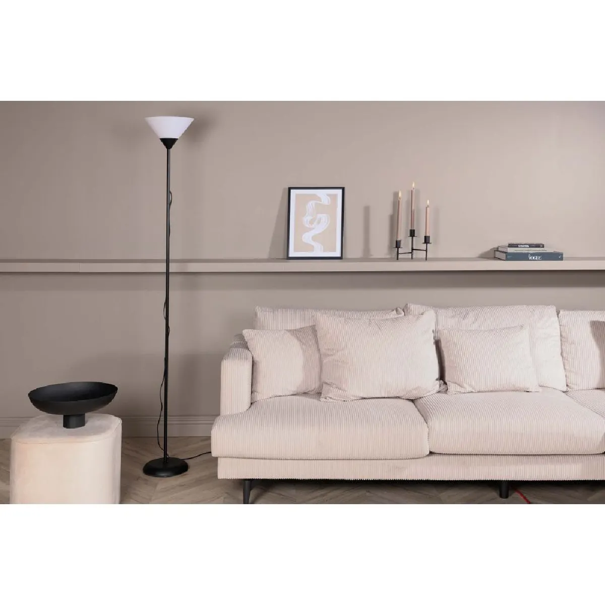 Venture Home Lampadaire Batang Noir