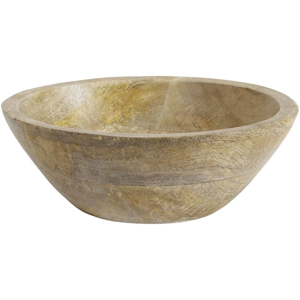 Coupelle bois marron Ø19,5cm