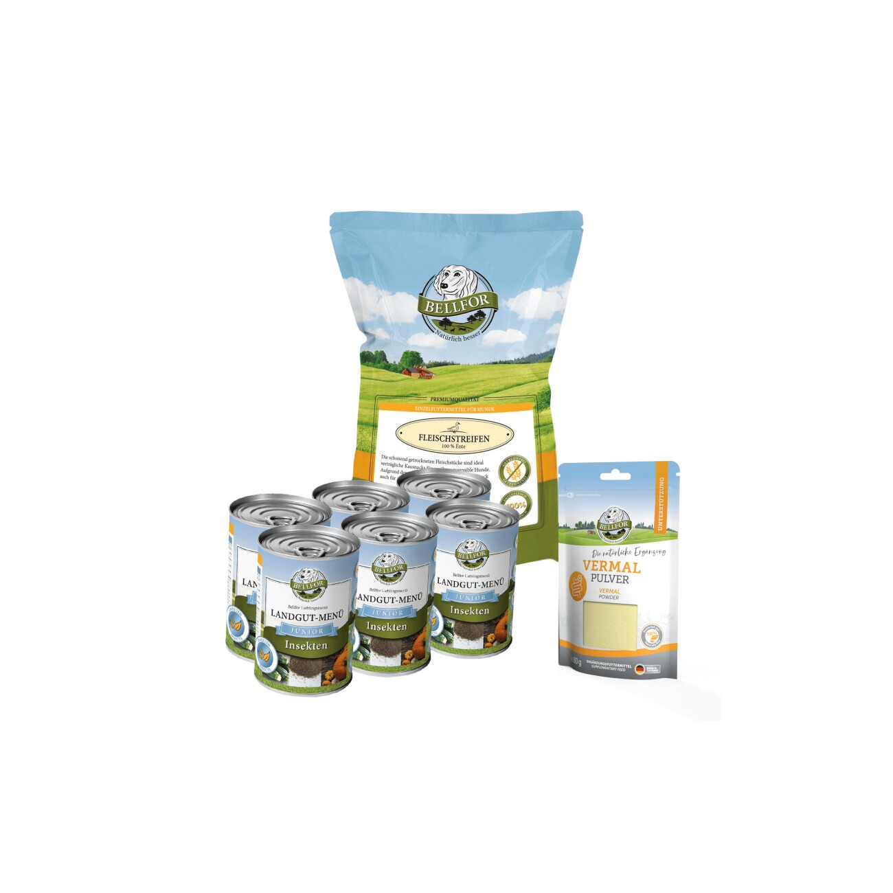 Bellfor Magen-Darm-Bereich Unterstützung Set für Welpen 2,580 g