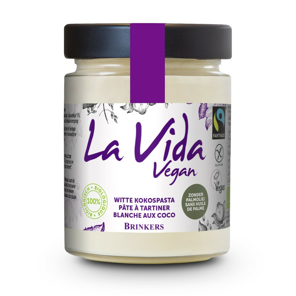 La Bio Idea Witte Kokospasta Bio 270 gr