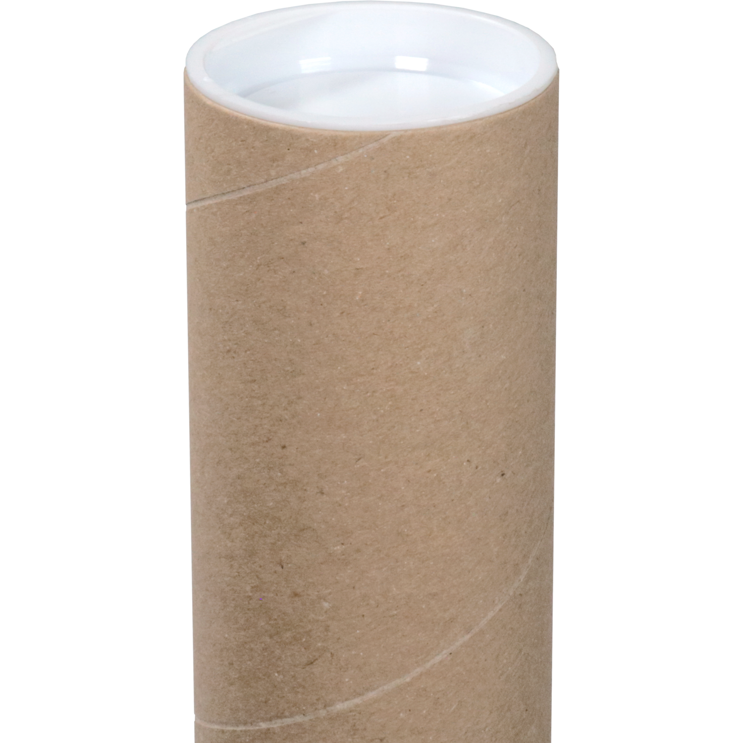 Koker, Karton, met dop, rond, Ø 50mm, 450mm, bruin