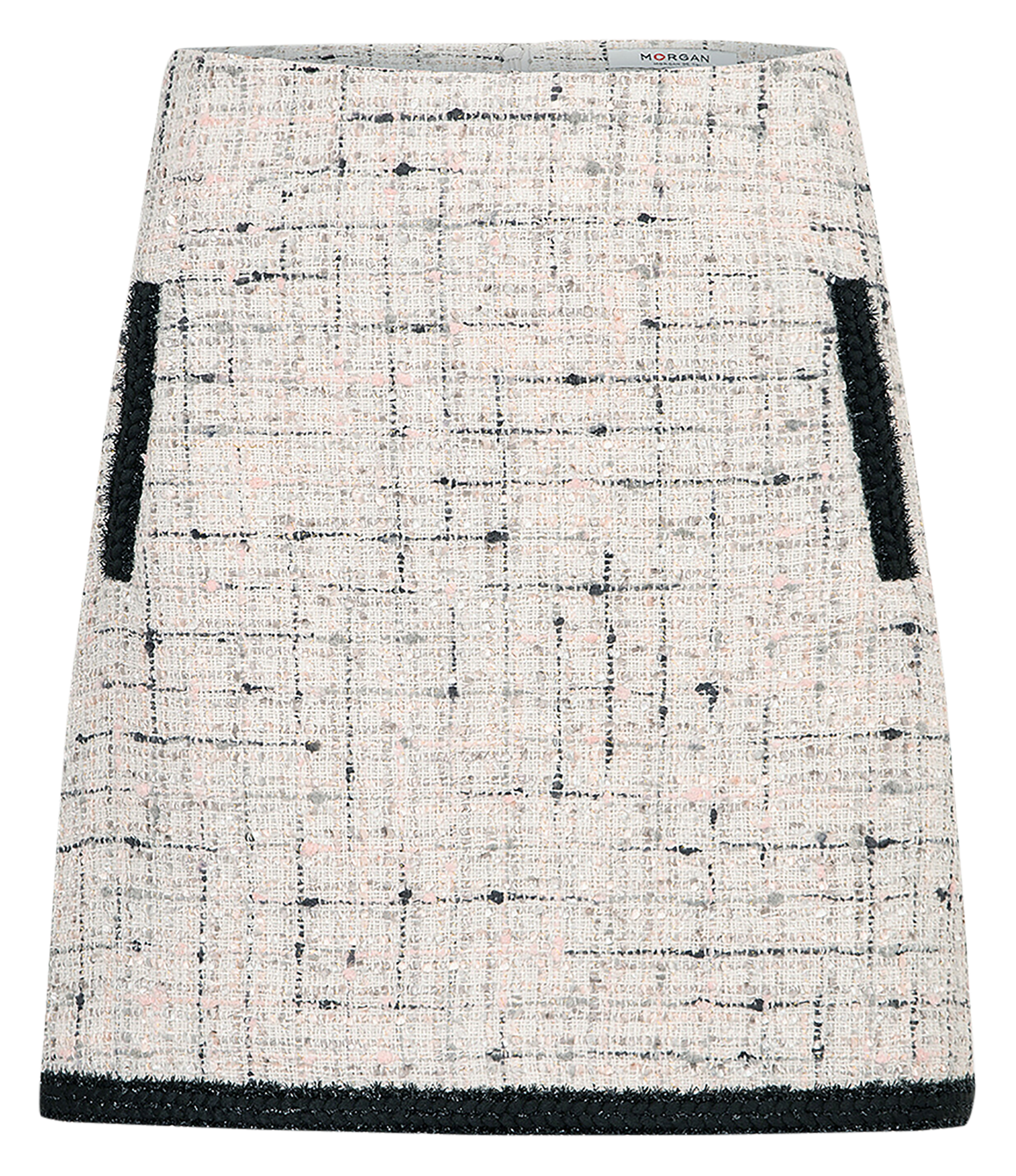 JRODY - Jupe droite en tweed | Beige