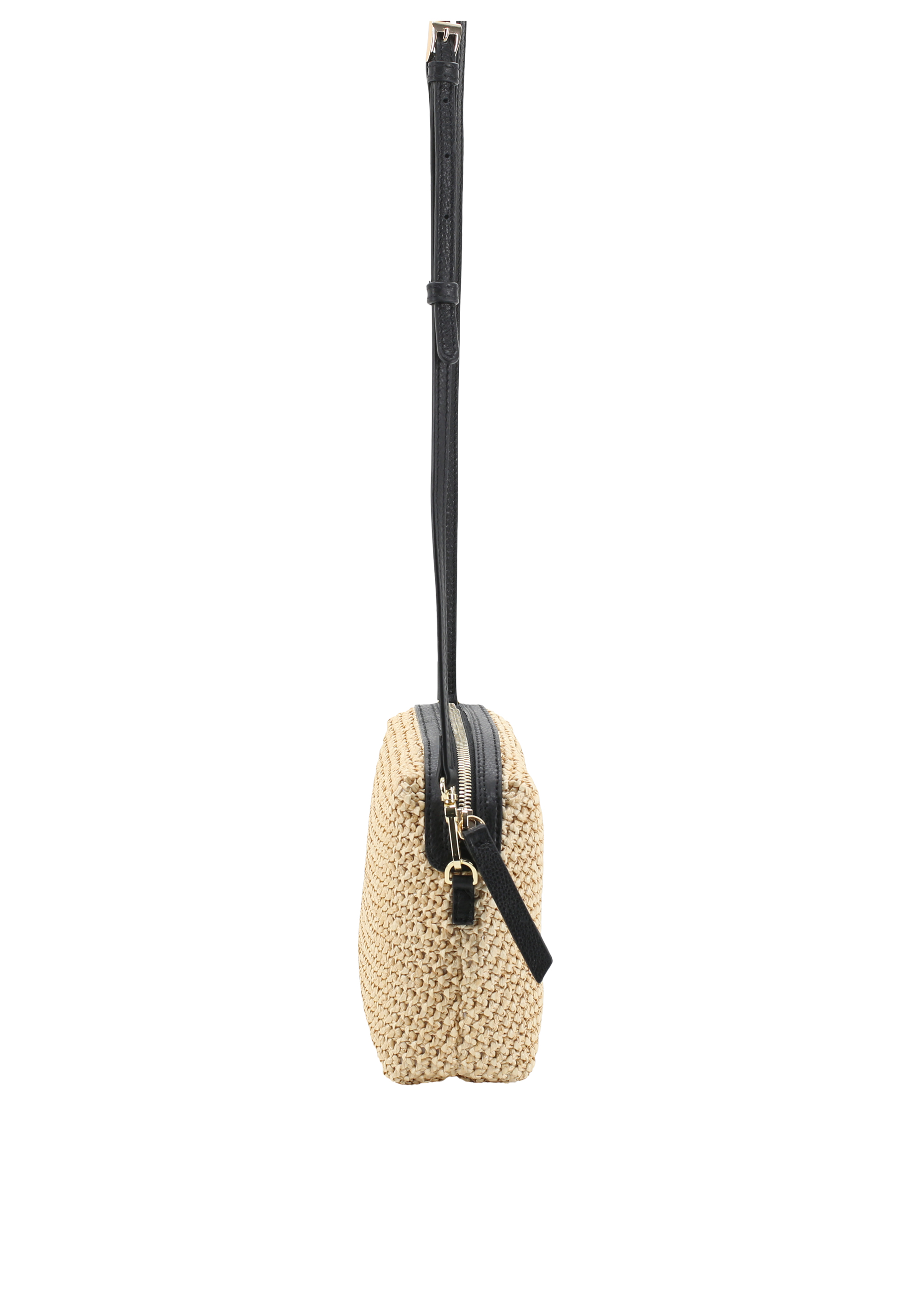 Cross body bag KAIA Raffia Maglia/leather Standard