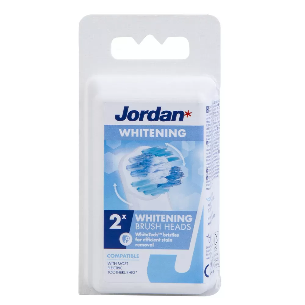 Jordan el-tandbørste sampak, sort - 1 stk.