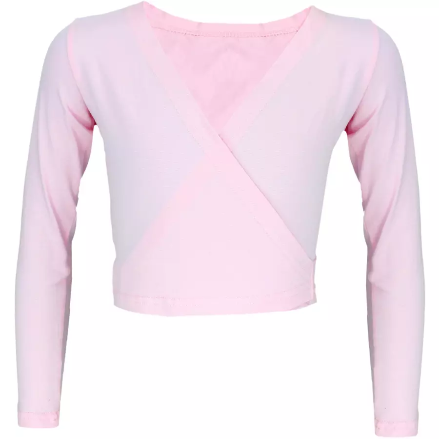 Aquarti Mädchen Ballett Bolero Langarm rosa
