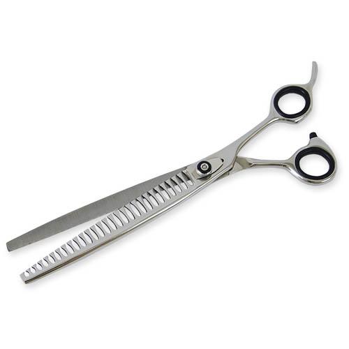 Tesoura de Escultura Ibanez Zyklon, 28 Dentes, para Tosa de Cães