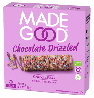 Made Good Chocolate Drizzled Granola Bars - Birthday Cake Flavor 120GR