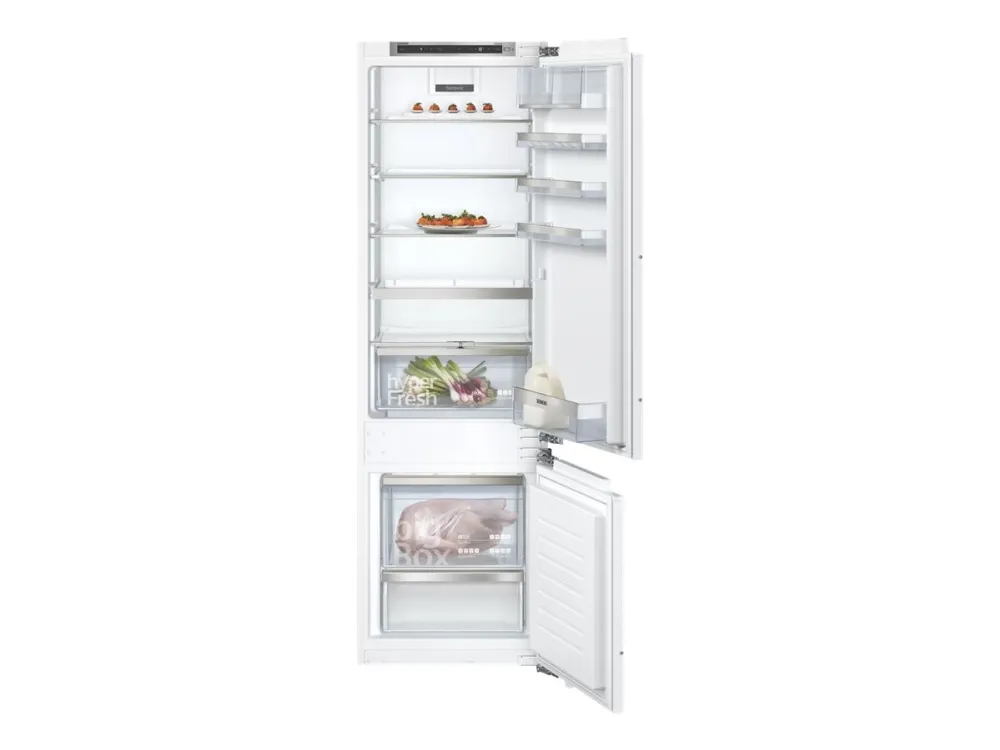 Siemens iQ500 coolEfficiency KI87SADD0 - Køleskab/fryser - bund-fryser - til indbygning - niche - bredde: 56 cm - dybde: 55 cm - højde: 177.5 cm - 270 liter - Klasse D