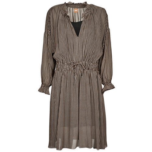 BOSS - Daratena_1 Negro / Camel / Beige