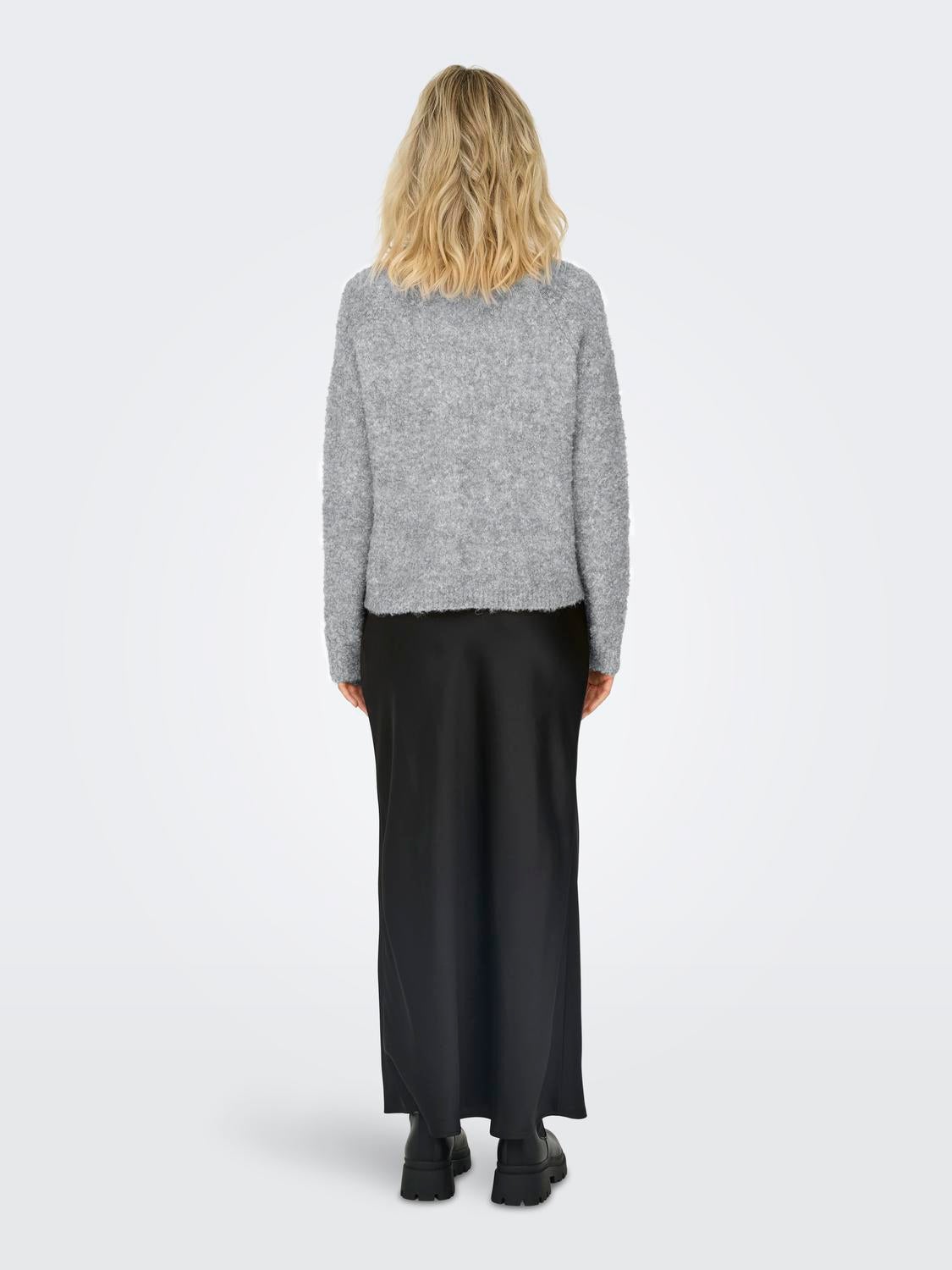 ONLCIROLA Strickpullover Light Grey Melange