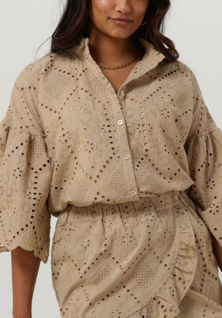 AMAYA AMSTERDAM beige amaya amsterdam blouse jagger blouse