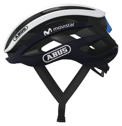 Casque Route Abus AirBreaker Movistar 2020