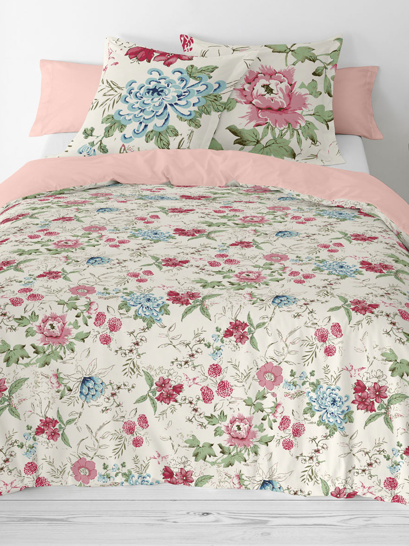 Taies Fleurs des champs pur coton