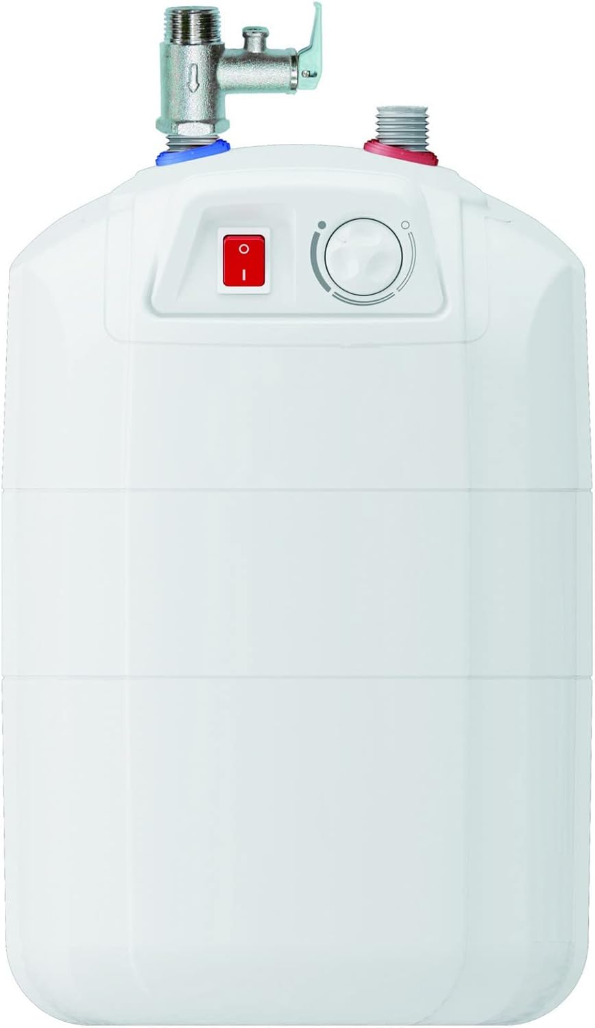 10 Liter druckfester UNTERTISCH Warmwasserspeicher Boiler - elektrisch - ideal für Küche, Gäste-WC, Bungalows etc.