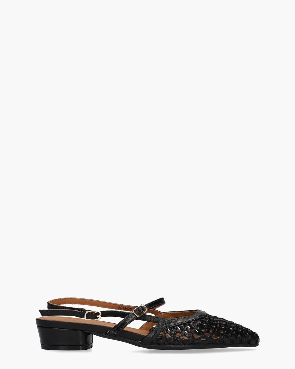 Di Lauro Dante Zwart Dames Slingbackpumps