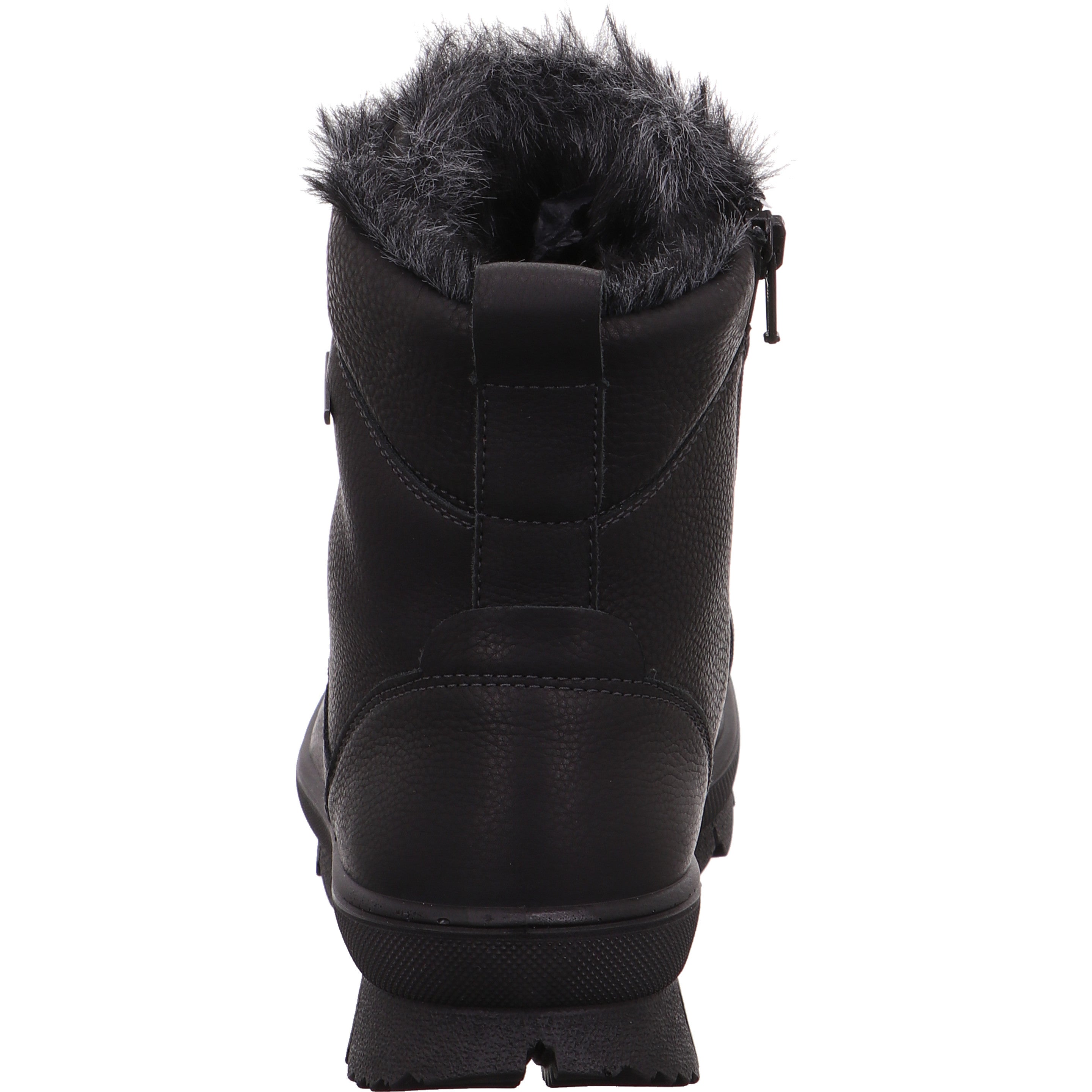 legero NOVARA Damen  Schnürboots mit Reißverschluss - Farbe: Schwarz - Größe: 4