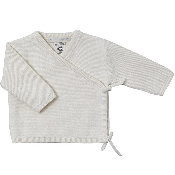 Newborn Creme Wrap Jacket - Serendipity