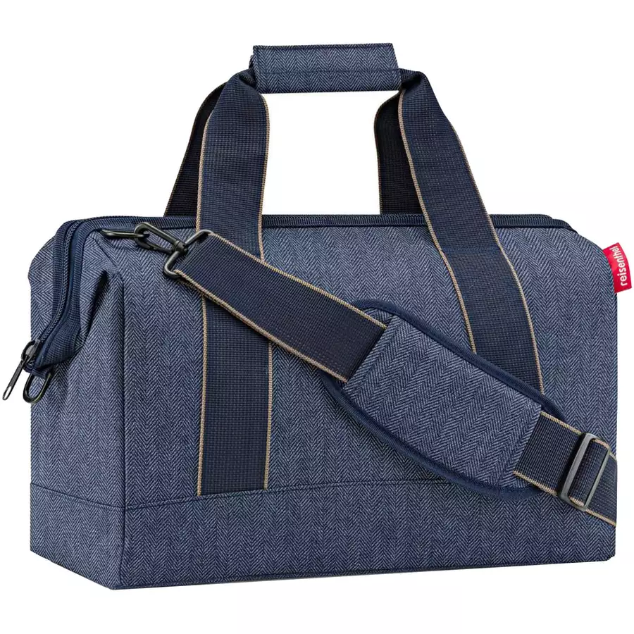 reisenthel travelling allrounder M - Reisetasche 40 cm herringbone dark blue