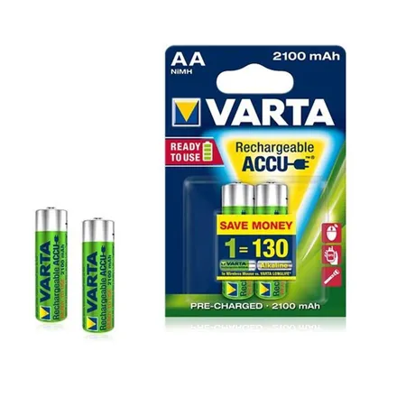 Varta 56706 Batterie Akku Mignon 2xAA NiMh 2100mA HR6