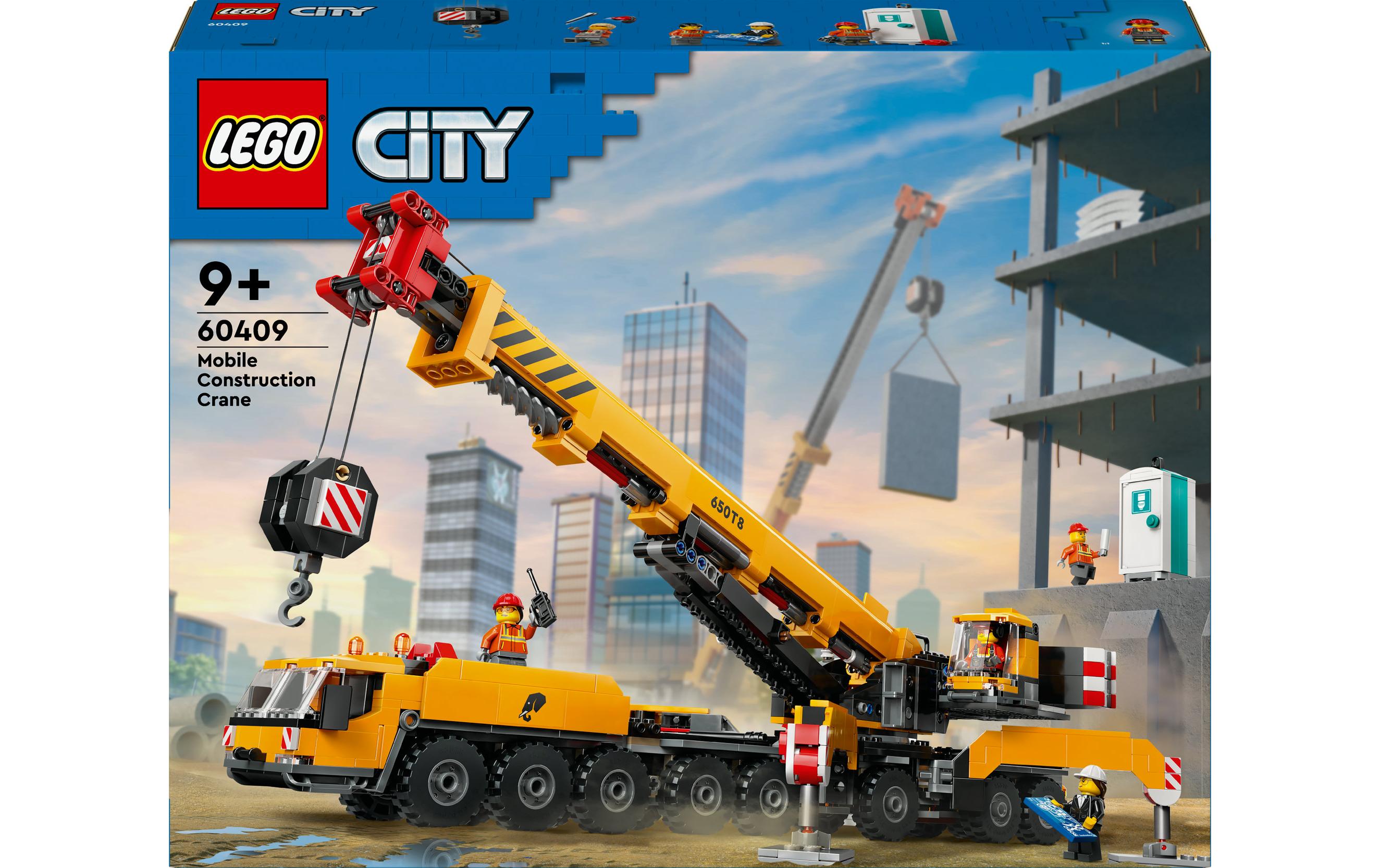 City Mobiler Baukran 60409Kreatives Baufahrzeug-Spielset