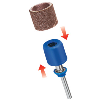 Dremel multitool accessoire - speedclic schuurbandhouder SC407 - schuuropspandoorn / schuurband