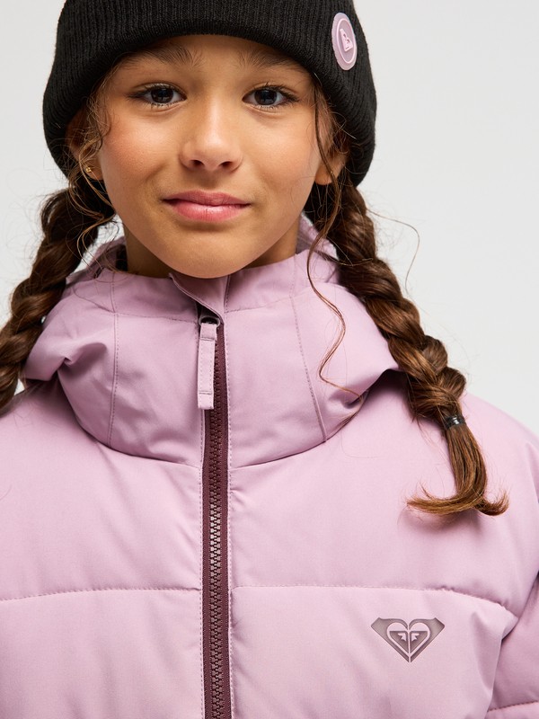 Snowyhill Puffy 10K Veste de snow technique Rose Fille 8-16 ans