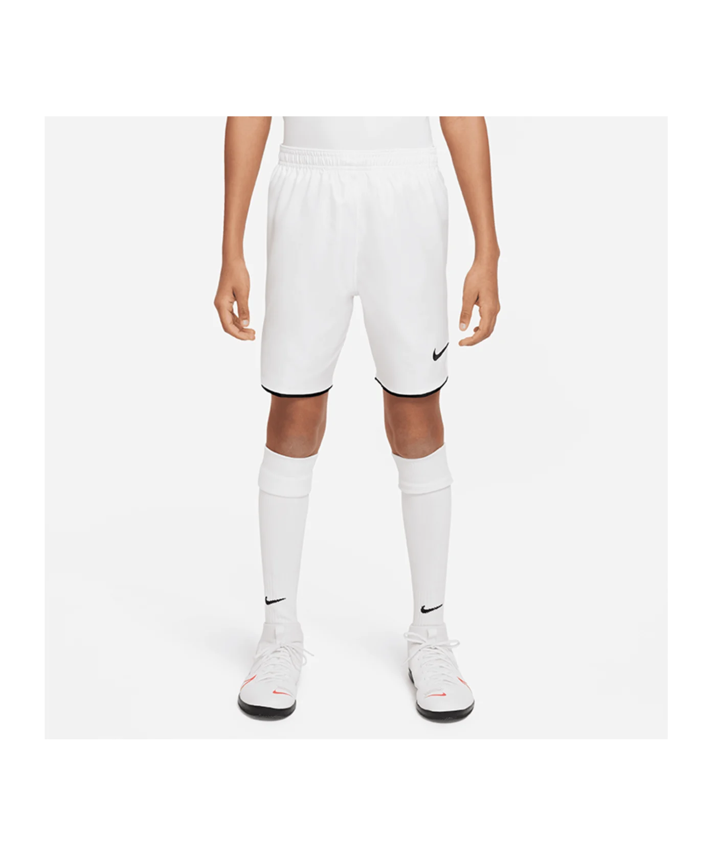Nike Laser V Woven Short Kids Weiss Schwarz F100