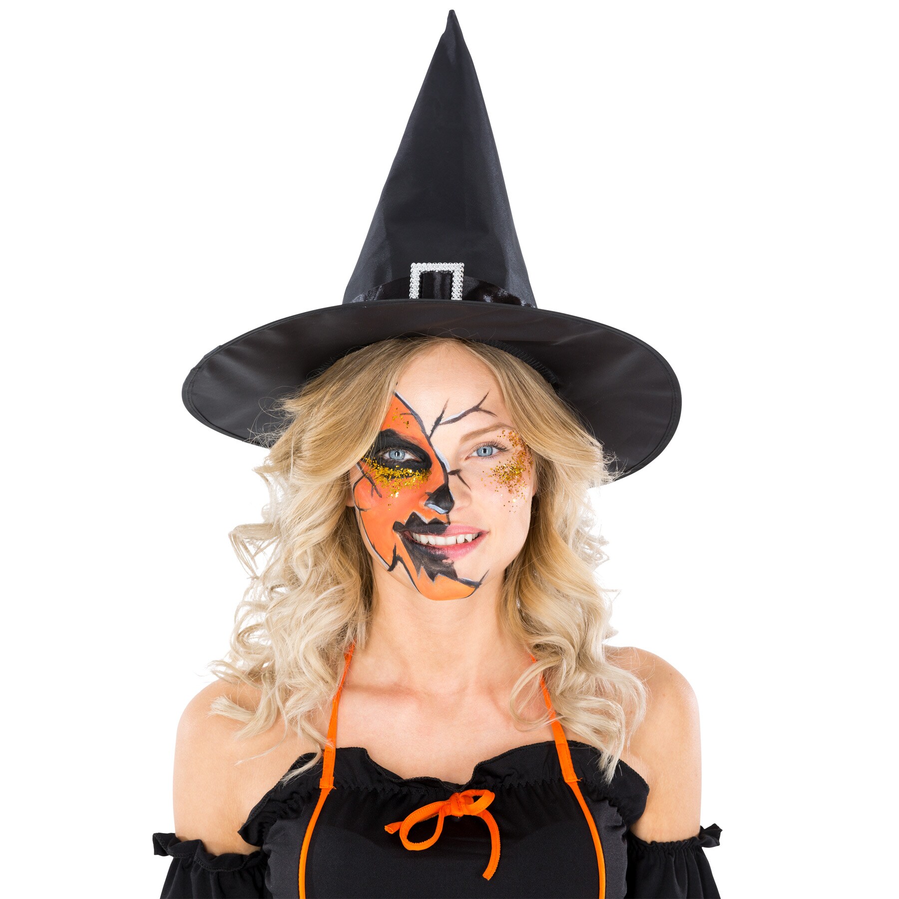 tectake® Frauenkostüm Pumpkin Witch