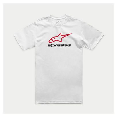 T-shirt Manches Courtes AlpineStars Always 2.0 CSF Blanc/Rouge